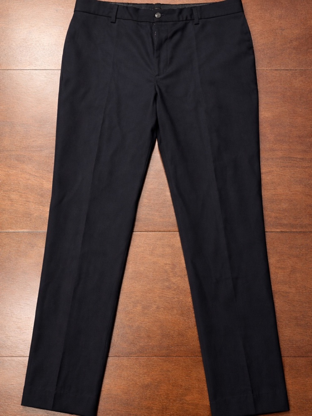 Burberry London Black Dress Pants Wool Blend 48R (32R) Tailored Fit